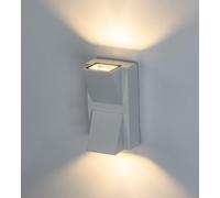 2 PEZZI Applique da Parete LED 10W Doppia Emissione di Luce Esterno Interno IP44 [EEK: A++]