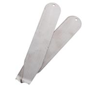 2 Pezzi Apri-coperchio per Barattolo di Vernice in Lega d'Alluminio argento | Punta Antiscivolo, Uso una Mano, Portatile, per Fai da Te e Cantiere, Misura 13,30x2,50x1,00cm