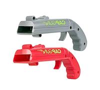 2 pezzi apribottiglie con pistola a cappello, sparatutto per sparatutto e sparatutto per oltre 5 metri, apribottiglie per bere, apribottiglie, pistola giocattolo per bar, casa e partite