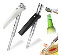 2 Pezzi Apribottiglie Regolabile,Acciaio Inossidabile Apri Barattoli,Strumento Apri Barattolo Versatile,Apribottiglie Per Anziani,Apriscatole a Mano,Per Anziani,Donne,Bambino,Artrite