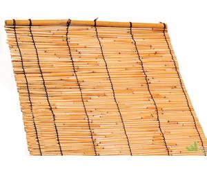 2 PEZZI ARELLA OMBREGGIANTE RIPARELLA BAMBU BAMBOO BAMBù CM. 200X500 NATURALE