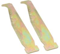 2 pezzi argento Bar Groove Cleaner Chain Saw Guide Bar Rail Trough Cleaner strumento di pulizia in acciaio al carbonio per la maggior parte delle motoseghe 10 x 1,5 cm, accessori per utensili