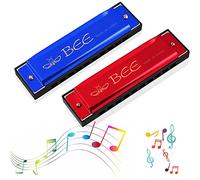 2 Pezzi Armonica a Bocca Bambini,Blues Harmonic 10 Fori,Armonica Diatonica in do per Principianti,Può Essere Utilizzata Come Regali Di Compleanno,Regali Scolastici,Souvenir Per Le Vacanze