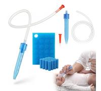 2 Pezzi Aspiratore Nasale per Bambini, Aspiratore Nasale Neonato a Partire da Neonati, Succhiatore Nasale, Facile da Pulire, con 40 Filtri Igienici