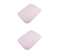 2 pezzi assorbenti for letto lavabili for incontinenza riutilizzabili rosa S+L