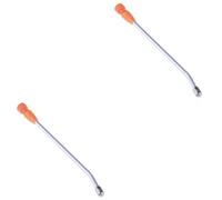 2 pezzi Asta di Prolunga per Spruzzatore, 26x2x2cm, argento | Plastica e Metallo, per Bottiglia da 1L e Cura Piante in Casa, Reach Angoli Stretti