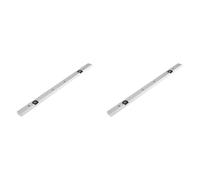 2 pezzi asta di troncatrice in lega di alluminio, cursore per sega circolare da tavolo, barra obliqua, strumento per la lavorazione del legno, 300 mm, per la costruzione di vari dispositivi sulla