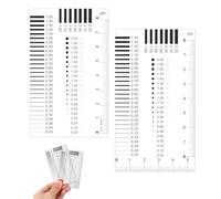 2 Pezzi Attrezzatura per Periti Righello Della Scena Righello di Misurazione Righello Multi-Funzione Righello per Periti Automobilistici per la Valutazione Immobiliare