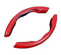 2 Pezzi Auto Coprivolanti per Fiat 500 / 500E / 500L / 500X / 500 Abarth/Croma/Doblo/Fiorino, Traspirante Coprivolante Antiscivolo Segmentata Auto, Confortevole Durevole Copri Volante Accessori