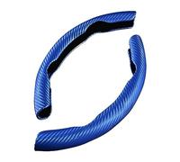 2 Pezzi Auto Coprivolanti per Fiat 500 / 500E / 500L / 500X / 500 Abarth/Croma/Doblo/Fiorino, Traspirante Coprivolante Antiscivolo Segmentata Auto, Confortevole Durevole Copri Volante Accessori