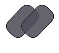 2 Pezzi Auto Elettrostatica Parasole Protezione UV Autoadesiva Finestra Laterale Mesh Visiera Pellicola Estiva 50x30 Parasole Per Auto(Transparent film)