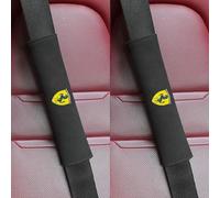 2 Pezzi Auto Imbottiture Cinture di Sicurezza per Ferrari Portofino SF90 F8 812 458 296 California, Confortevole Traspiranti Copricintura Auto Copri Cintura Imbottiture Cinture Sicurezza Protezione