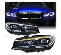 2 pezzi Auto Nuovo Faro Compatibile for BMW G20 Serie 3 G28 2019 2020 2021 Accessori Anteriore Ausiliario DRL Gruppo Luce Indicatore Di Direzione(Without Blue L-ed)