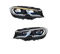 2 pezzi Auto Nuovo Faro Compatibile for BMW G20 Serie 3 G28 2019 2020 2021 Accessori Anteriore Ausiliario DRL Gruppo Luce Indicatore Di Direzione(Without Blue L-ed)
