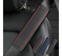 2 Pezzi Auto Pelle Imbottiture Cinture di Sicurezza per BMW X1 X2 X3 X5 X6 Z4 i3 i4 IX M2 Mini Cooper, Traspirante Confortevole Rimovibile Copricintura Accessori
