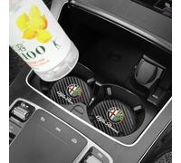 2 Pezzi Auto Sottobicchieri per Alfa Romeo Tonale 2022 2023 2024 Gomma Antiscivolo Sottobicchieri Auto Universale Impermeabile Portabicchieri Auto
