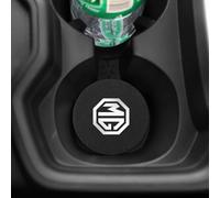 2 Pezzi Auto Sottobicchieri per MG GS MG 5 MG 6 MG ZS MG MGONE Gomma Antiscivolo Sottobicchieri Auto Universale Impermeabile Portabicchieri Auto,Black Style