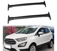 2 pezzi Auto Tetto Cremagliera Per Ford Ecosport 2013-2020, Alluminio Attraverso Barre Ringhiera Vettore, Carico Vettore, Bicicletta Bagaglio Cremagliera, Supporto Rotaie,Black