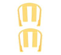 2 Pezzi Autolavaggio, Lavaggio a Fibbia C Clip Arandela Macchina Connettore Rapido Parte di Ricambio per K2 K3 K7 Giallo (Giallo)