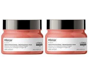 2 pezzi B6 + Biotin Loreal Professionnel Inforcer Serie Expert Maschera per capelli fragili, 250 ml