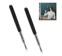 2 Pezzi Bacchetta Telescopica Allungabile, 100cm Puntatore Telescopico, Bastone di Puntamento in Acciaio Inox Estensibile, Indicatore Telescopico per insegnamento Presentazioni, Formatore, Seminari