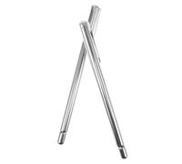 2 Pezzi Bacchette da Rabdomante Portatili Pieghevoli in Ferro | Doppia Antenna, Applicazione Versatile, Lunga Durata, Pratiche da Trasportare