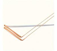 2 pezzi Bacchette divinatorie in rame massiccio a singola testa, utilizzate per la divinazione all'aperto di acqua, tesori e oggetti sepolti Tagli UnicaRame