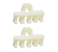 2 pezzi Badminton Stringing Load Spreader per un maggiore controllo e riduzione delle vibrazioni durante le operazioni di ancoraggio ad alto chilo (bianco)