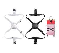 2 Pezzi Bagvags Fixing Cinghie, Cinghie Regolabili, Cinghie Elastiche, Forniture Di Viaggio, Accessori Per Valigie.