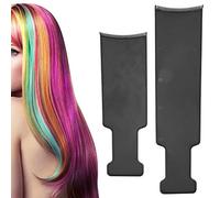 2 Pezzi Balayage Evidenziatore Board con Denti, Flat Top Pettine Board Board Balayage Paddle Uso del Salone di Casa, Spazzola Colorata per Capelli per Tintura Capelli Tintura Fai Te Parrucchiere Ti