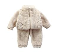 2 Pezzi Bambino Ragazze Pigiama,Pigiami Bambine Invernali Leggero Pigiama Bimbo per Bambina Indumenti da Notte Natalizio Pigiami Bambini 2-12 Anni