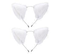 2 Pezzi Banche Per Le Orecchie Del Gatto, Fasce Di Peluche, Accessori Per Il Gioco Di Ruolo, Fasce Carine, Accessori Per Costumi Per Animali.