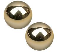 2 pezzi BAODING BALLS, palline di terapia delle mani per esercizio fisiche sfere in ottone 1.5x1,5 palline cinesi per terapia manuale, esercizio fisico e sollievo dallo stress, ornamenti di feng shui