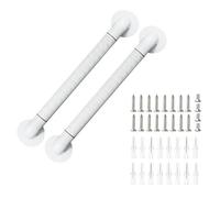 2 pezzi Barra di Sostegno per Bagno 60cm,Maniglione da Doccia maniglia doccia anziani maniglie antiscivolo Come With Mounted Screws.