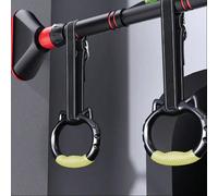 2 pezzi Barra per trazioni da montare sulla porta, attrezzatura fitness per esercizi, barra per trazioni e anelli, senza necessità di forare Tagli UnicaPoliestere