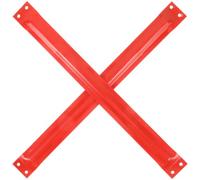 2 Pezzi Barre di Fissaggio per Scala Telescopica in Metallo, Rosso | Accessori per Scala Estensibile, Leggeri e Facili da Riporre, Robusti e Facili da Portare
