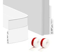 2 Pezzi Bas de Porte Anti Courant d'air, Silicone Bande D'étanchéité, Auto-Adhésif Boudin Porte Phonique, Guarnizione Sottoporta per Evitare Suoni, Antipolvere e Anti Bug