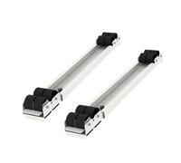 2 pezzi Base per lavatrice Base estensibile per lavanderia Heavy Duty Metal Frame Mobili Rullo mobile per lavatrice Stabilità Rullo regolabile estensibile per lavatrice