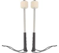 2 pezzi Bastoncini per batteria per martelletto per grancassa, con testa in feltro di lana, accessori per strumenti a percussione, per parti di batteria battente