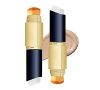 2 pezzi bastoncini per fondotinta idratante multiuso 2 in 1, Dual Ended Radser Foundations Stick, make-up con copertura da media a completa, durevole per coprire le occhiaie (naturale)