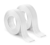 2 Pezzi Battiscopa Morbido Adesivo, 3.2m*22mm Battiscopa Morbido PVC Sigillante Autoadesivo Nastro, Impermeabile, Antiolio e Antimuffa Utilizzato per Piastrelle da Cucina/Bagno, Mobili, ecc