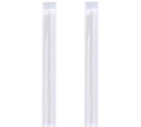 2 pezzi bianco orecchio piercing pulizia conveniente orecchini foro filo interdentale cura cura ragazze erbe filo interdentale sporco, forniture per piercing, piercing e tatuaggio forniture