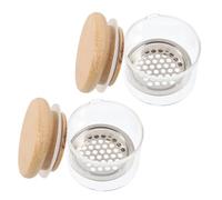2 Pezzi Bicchiere per Nail Art Coperchio, Lavapennelli