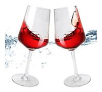 2 Pezzi Bicchieri Da Vino In Plastica, Bicchieri Da Vino Rosso Da 532 Ml, Bicchieri Da Vino In Plastica, Bicchiere Da Vino Rosso, Bicchieri Da Vino Rosso Per Feste, Campeggio, Sagre, Picnic