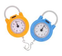 2 Pezzi Bilancia Digitale Portatile con Gancio 10kg | Plastica e Metallo, Uso Viaggio e Personale, Formato Compatto, Pratica per Valigie e Controlli Rapidi