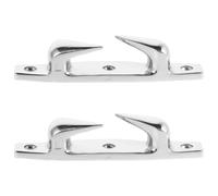 2 Pezzi Bitta Guida Cavo in Acciaio Inossidabile per Kayak e Tenda | Argento, Resistente alla Corrosione, Installazione Semplice, Finitura Confortevole al Tatto, Aspetto Brillante
