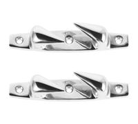 2 Pezzi Bitta Marina in Acciaio Inox 316 per Barca e Kayak, Argento | Installazione Semplice, Uso Multiplo, Finitura Brillante, per Ormeggio e Fissaggio Cordame su Ponte