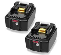 2 pezzi BL1860B 18 V 6,0 Ah 6000 mAh BL1850B batteria compatibile con Makita 18 V 6 Ah per Makita DDF482Z DDF484Z DDF485Z DDF487Z DDF489Z, motosega a batteria DUC353 DUC254Z