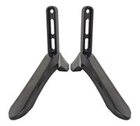 2 pezzi Black TV Stand, in lega di alluminio Universal TV Stand per 14-100, televisivi stabili gravi, accessori sostitutivi universali