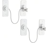 2 pezzi Blocchi per finestre, Blocchi restrittori per finestre autoadesivi con viti e chiavi, Blocchi robusti per prevenire la caduta dei blocchi per finestre di casa FQ8-2*2,FQ8-1*2,FQ8-2*1,FQ8-1*1AB